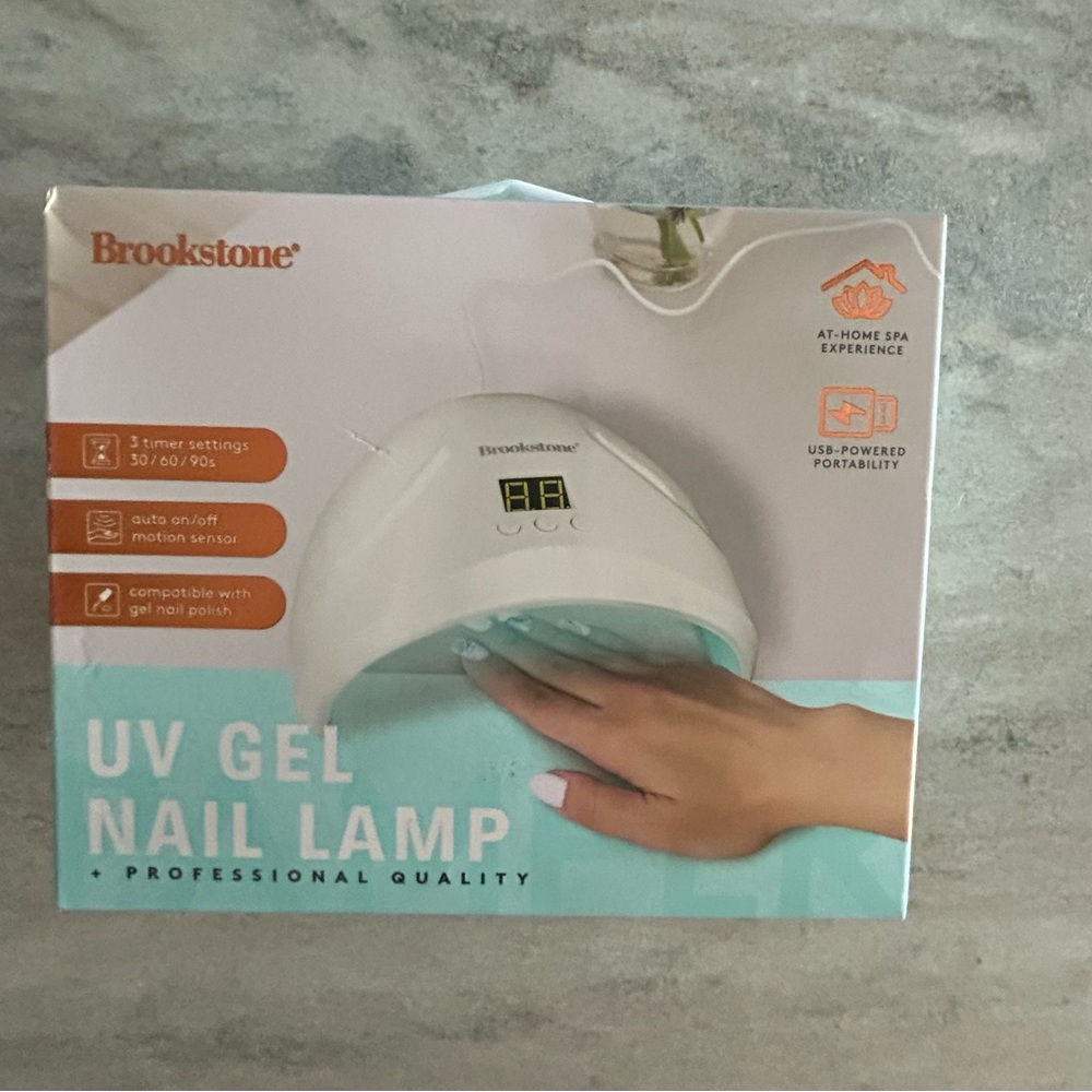 Brookstone White UV Gel Nail Lamp